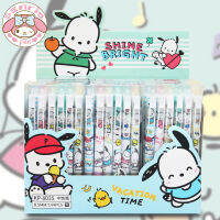 Sanrio 12-144ชิ้นเจลปากกา Kawaii Pochacco นักเรียนเครื่องเขียนสร้างสรรค์การ์ตูนโรงเรียนเขียนซัพพลายชนิดบรรจุกล่องสีดำ0.5มิลลิเมตรขายส่ง