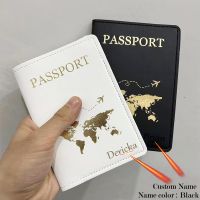 【LZ】bianyotang672 Cute Personalised Passport Covers with Names Couple Customized Name Passport Cover Name In Black color