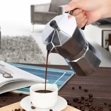 150ml/300ml Durable Moka Pot Aluminum Italian Espresso Coffee