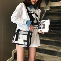 กระเป๋าสะพาย PVC ใส Messenger ได้ unisex Square Casual Crossbody BAG