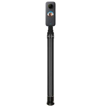 Long 200cm(78inch) Invisible Selfie Stick for Insta360 ONE X3, X2, X,  Insta360 ONE R, RS, Insta 360 Camera 1/4 Extended Monopod