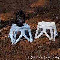 hyfvbu✿┇  Outdoor Folding Load-bearing Reinforced Campstool for Adults Children