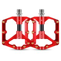 WEST BIKING 3 Sealed Bearings Bicycle Pedals Flat Bike Pedals Mountain Bike Pedal MTB Road Mountain Bike Pedals Wide Platform Part Black