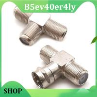 B5ev40er4ly Shop F Male Female Socket To 2 F Female Adapter Connector 3Way T Type Splitter Sma Male To Two Sma Female T Plug Coaxial Cable