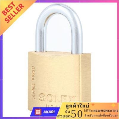กุญแจ SOLEX KAL 3:1 SL99 30 MM สีทองเหลือง 3 ตัว/ชุด โปรโมชั่นสุดคุ้ม กุญแจระบบสปริง key lock home security