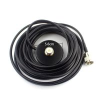 Car Antenna Base 5.6CM Magnet 5M Feeder Cable Two Way Radio Magnetic Antenna Base SMA-Female A Car Sucker