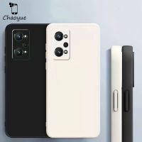 เคสโทรศัพท์ซิลิโคนเหลวสี่เหลี่ยมสำหรับ Realme 10 9 Pro Plus 9i Pro + 4G 5G 2022 2023