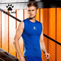 KELME Football Training Vest Soccer Jerseys Soccer Training Vest Sports Gyms Men Bodybuilding Fitness Singlet Sleeveless K15Z730