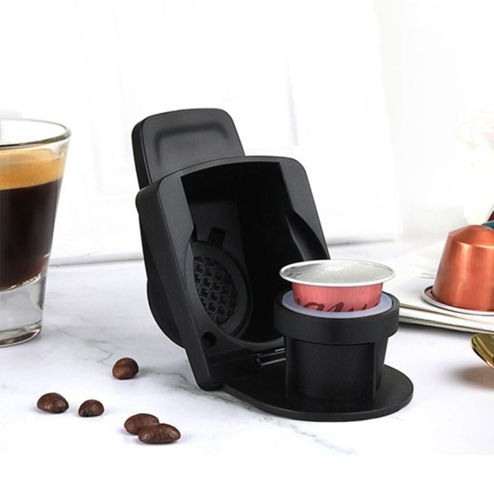 อะแดปเตอร์แคปซูลนำมาใช้ใหม่สำหรับแคปซูลกาแฟเนสเปรสโซแปลงกับกาแฟ-dolce-gusto-เครื่องยนต์สแตนเลสอุปกรณ์เสริม