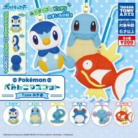 TAKARA TOMY Genuine Pokemon Gashapon Toys Squirtle Piplup Manaphy Magikarp Marill Wooper Cute Model Ornament Pendant Toys