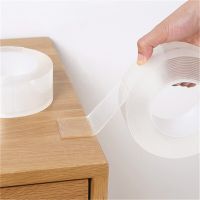 Transparent Nano Tapes Reusable Waterproof Adhesive Tracsless Tape Home Decoration wall sticker Kitchen Bathroom Supplies Tape Adhesives  Tape