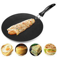 Non-Stick Pan Home เหล็กรอบ Griddle Non-Stick Crepe Pan สำหรับแพนเค้กไข่ไข่เจียวทอดแก๊สหม้อหุงข้าวเครื่องครัวเครื่องมือห้องครัว