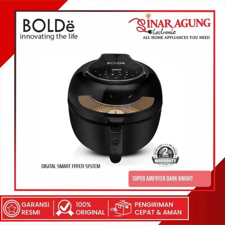 [COD] AIR FRYER / SUPER AIR FRYER BOLDE 7 LITER (DARK KNIGHT) GARANSI