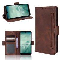 [COD] Aquos wish mobile phone case protective leather SHG06 multi-card slot buckle shell card