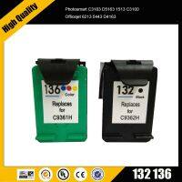 Einkshop เครื่องพิมพ์ Hp 136ตลับหมึกอะไหล่สำหรับ Hp Photosmart C3183 D5163 1513 C3100 Officejet 6213 5443 D4163