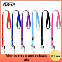 VERFZM SHOP พร้อมหัวเข็มขัด สายคล้องคอ หลายสี หนาขึ้น สายคล้องป้าย ป้องกันการสูญหาย ที่ใส่บัตรประชาชน เครื่องใช้ในสำนักงาน