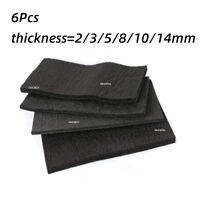 6Pcs Soft Graphite Carbon Felt คาร์บอนไฟเบอร์อุณหภูมิสูงสำหรับการดูดซับการปนเปื้อน