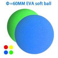 โฟมของเล่นสัตว์เลี้ยงลูกกอล์ฟขนาดใหญ่60มม. ลูกบอลสำหรับสุนัขนิ่มแบบโต้ตอบได้ลูกบอล EVA ลูกบอลขบเคี้ยวฝึกแบบปลอดสารพิษ2ชิ้น/แพ็ค9กรัม/ชิ้นลูกกอล์ฟ