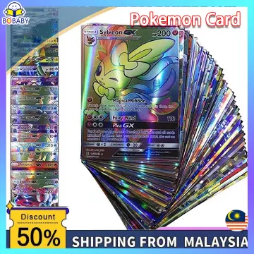 27-54pcs/set Pokemon Cards Metal Gold Vmax GX Energy Card