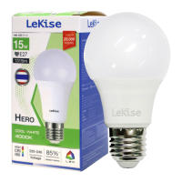 LeKise หลอดไฟ LED HERO 15W แสงคูลไวท์ (CW) E27