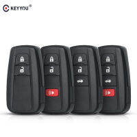 KEYYOU สำหรับ Toyota Prius Camry 2016 2017 2018 RAV4 2019 Fob 2 2 1 3 3 1ปุ่มสมาร์ทรีโมทคอนลรถ Key Case Shell