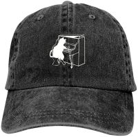 Best Selling Funny Funny Animal Playing The Piano Adult Neutral Baseball Dyed Washed Cowboy Hat Sunscreen Cowboy Father Hat