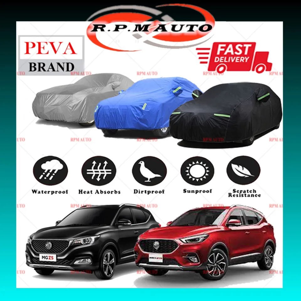 MG ZS PEVA Cover Outdoor Protection Resistant Water Proof Rain Protect UV  Selimut Kereta Penutup Cover mg zs