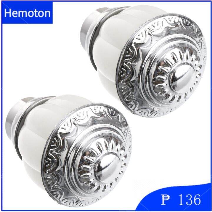 Hemoton 2 Window Curtain Rod End Pumpkin Design Window Pole Finals Rod
