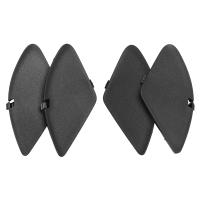 Inner Interior Inside Door Handle Cover Cap Case Lid for -V 2007 - 2011 Black Color Front=Rear 1 Set