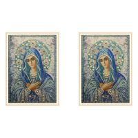 2X 5D DIY Painting Diamond Embroidery Religious Special Shaped Diamond Painting Cross Stitch