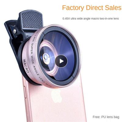 Hd Lens Wide Angle Lens Clip Professional Micro Lens Universal Mobile Phone Lens For Iphone 6s 7 More Cellphones Lens