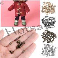 【hot sale】 ▧❍ B32 DIACHA 20pcs 4 Colors Mini Horn Button Metal Ultra-small Buttons Dolls Clothes Sewing Coat Accessories Newest 7mm Handmade DIY Making Buckles/Multicolor