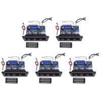 5X 2X25W+50W 2.1 Channel Bluetooth 5.0 Subwoofer Class D Audio Amplifier Board Kit with DC Female+USB Cable