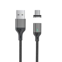 สาย Pengisi Daya Magnetik Cqxsmax 3a ชาร์จอย่างรวดเร็วชาร์จ Usb สำหรับ Micro Mobile สายข้อมูล C ประเภท Iphone สายมือถือ Usb