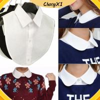 CHONGXI ใหม่ เสื้อทึบ เสื้อผู้หญิง เครื่องประดับเสื้อผ้า ลูกไม้ ถอดได้ ปลอกคอเท็จ