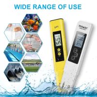 ความแม่นยำสูง TDS Meter ทดสอบน้ำดิจิตอลดิจิตอล0-14 PH Meter Tester 0-9990ppm TDS และ EC จอแอลซีดีน้ำบริสุทธิ์ PPM พิพิธภัณฑ์สัตว์น้ำกรอง