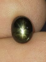 พลอย สตาร์ แซฟไฟร์ ดิบ แท้ ธรรมชาติ ( Natural Black Star Sapphire ) หนัก 2.25 กะรัต