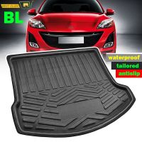 For Mazda 3 BL 4 door Sedan Saloon 2009 2010 2011 2012 2013 Cargo Boot Liner Tray Rear Trunk Floor Mat Carpet Car Styling