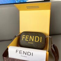 2023 Fend.iˉSummer New One Shoulder Crossbody Bag Small Square Bag Camera Bag Backpack Fashion Versatile Fashion Bag