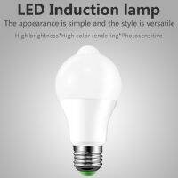 โคมไฟ LED เหนี่ยวนำอัตโนมัติอัจฉริยะสีขาวเย็นหลอดไฟเซ็นเซอร์ PIR 12W AC 220V สำหรับบันไดทางเข้าโรงรถ