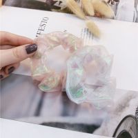 DSFYG เงางาม ฤดูร้อน ดรีม หอมหวาน นางฟ้า Scrunchies ผูกผม แหวนคาดผมสไตล์เกาหลี ยางรัด วงกลมผมหญิง