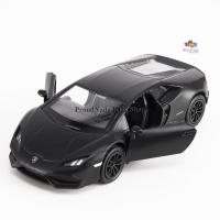 ProudNada Toys ของเล่นเด็กรถเหล็กโมเดลรถสปอร์ต RMZ CITY DIE CAST HURACAN COUPE