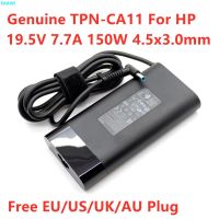 ของแท้19.5V 7.7A 150W TPN-DA09 TPN-CA11อะแดปเตอร์แหล่งกระจายไฟ AC สำหรับ HP ZBOOK 15 G3 G4 OMEN ที่ชาร์จชุดสมุดจด15 CE000