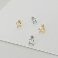 A.piece จิวเงินแท้ [all silver 925] cupid heart piercing (10)