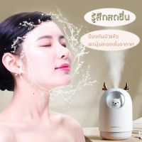 (ส่งฟรี ส่งจากไทย) Mini USB Humidifier 300mlความจุความชื้นขนาดใหญ่ สเปรย์ขนาดเล็ก ไฟLEDอะโรม่า เครื่องทำความชื้นเงียบ