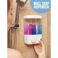 HOME HUG I DEA ชั้นวางของในห้องน้ำ  กล่องใส่ทิชชู่ ที่ใส่สบู่เหลว Wall soap dispenserที่วางสบู่แบบติดผนัง ที่แขวน