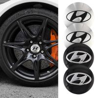 Auto parts 4Pcs 56mm Car Wheel Hub Cap Metal Emblem Stickers Accessories For Hyundai I30 I20 IX35 I40 Tucson Getz Sonata Veloster Elantra