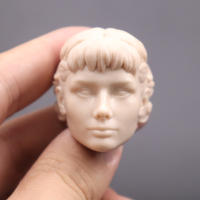 16th In Memory Of Audrey Hepburn Roman The Holiday White Unpainted Head Sculpture For 12inch Body Doll Accessories