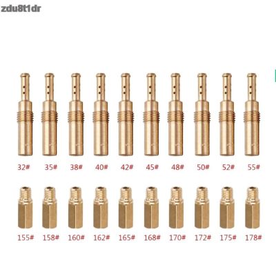 Zdu8t1dr ชุดเจ็ทหลักคาร์บูเรเตอร์20ชิ้นมาพร้อมชุดเปลี่ยนที่ช้า/ชุดนักบินสำหรับรถจักรยานยนต์ KSR PWK PWM Keihin CVK