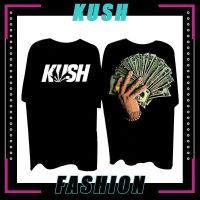 [มีสินค้า] Kush Unisex cotton print personalized cool T-shirt loose shirt